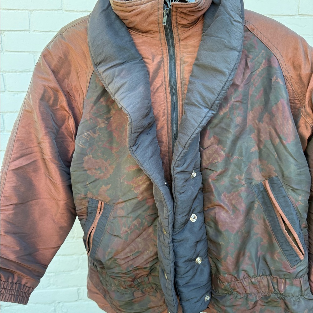 Retro Puffer Bomber Jacket